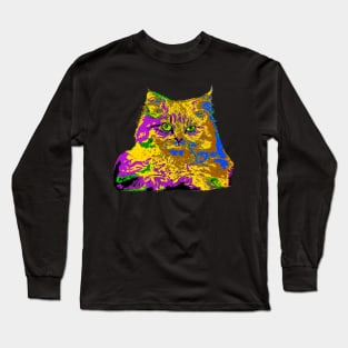 cat of colors Long Sleeve T-Shirt